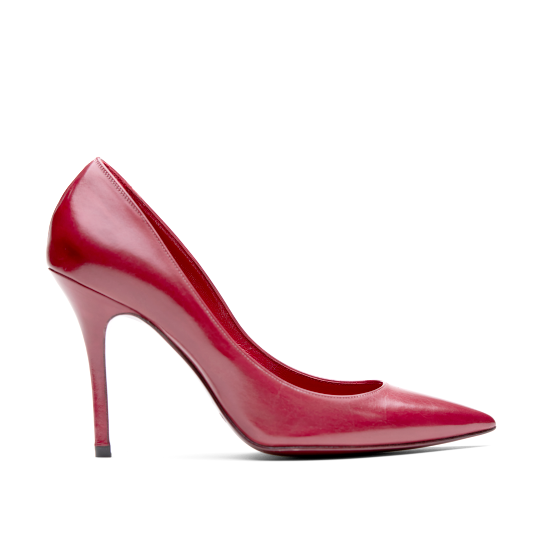 [women's] Red and Pink - rouge flottant - pumps - red patina baby calfskin