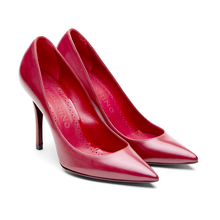 Load image into Gallery viewer, [women&#39;s] Red and Pink - rouge flottant - pumps - red patina baby calfskin
