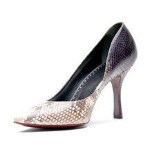 Load image into Gallery viewer, [women&#39;s] pumps - black patina python
