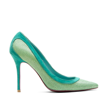 Load image into Gallery viewer, [women&#39;s] From Iris - Veil - pumps - light green stingray x green suede
