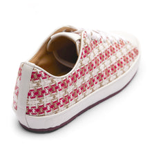 Load image into Gallery viewer, [women&#39;s] reunion - liberte sneakers - red tweed x white French calf
