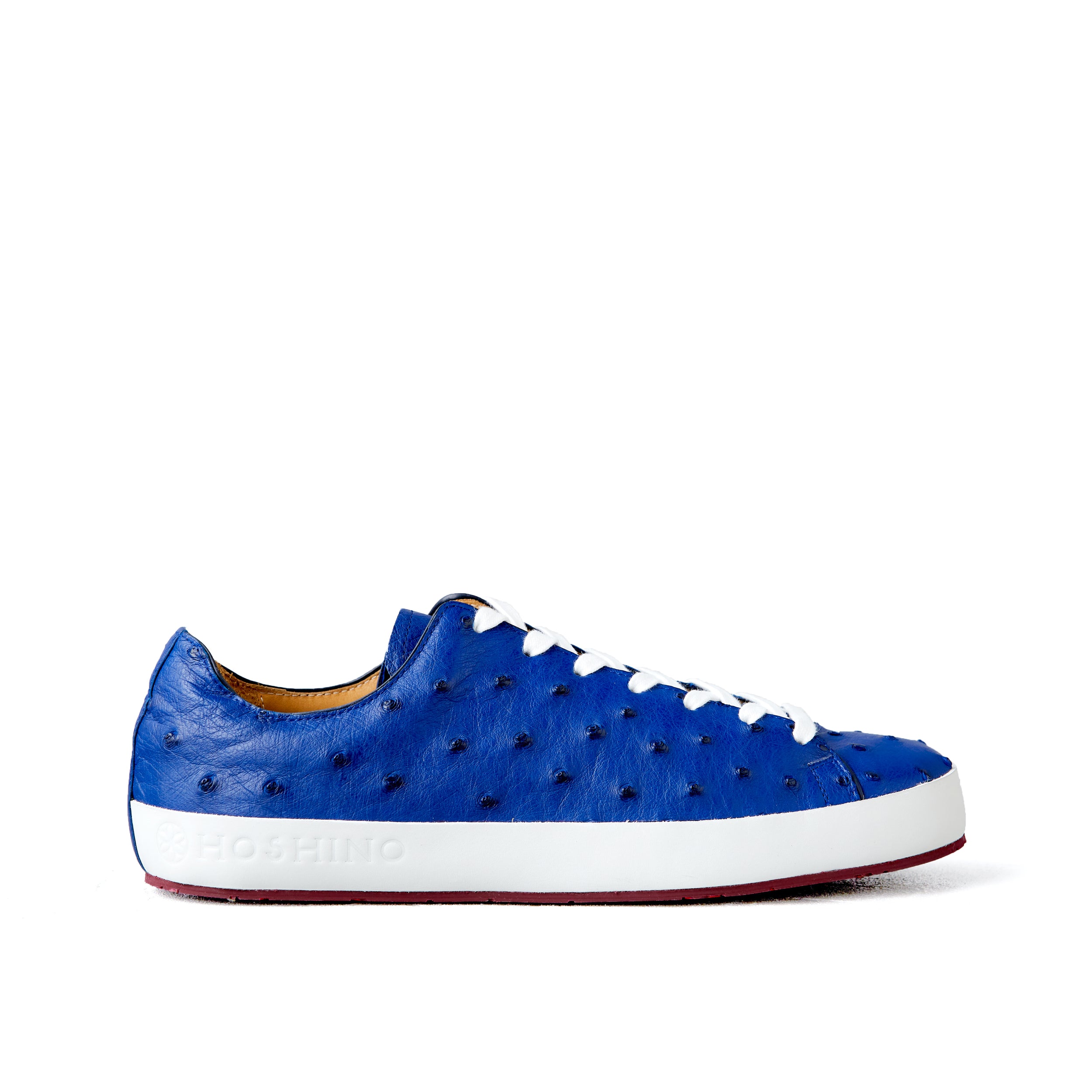 [women's] Liberte - low-top sneakers - royal blue ostrich