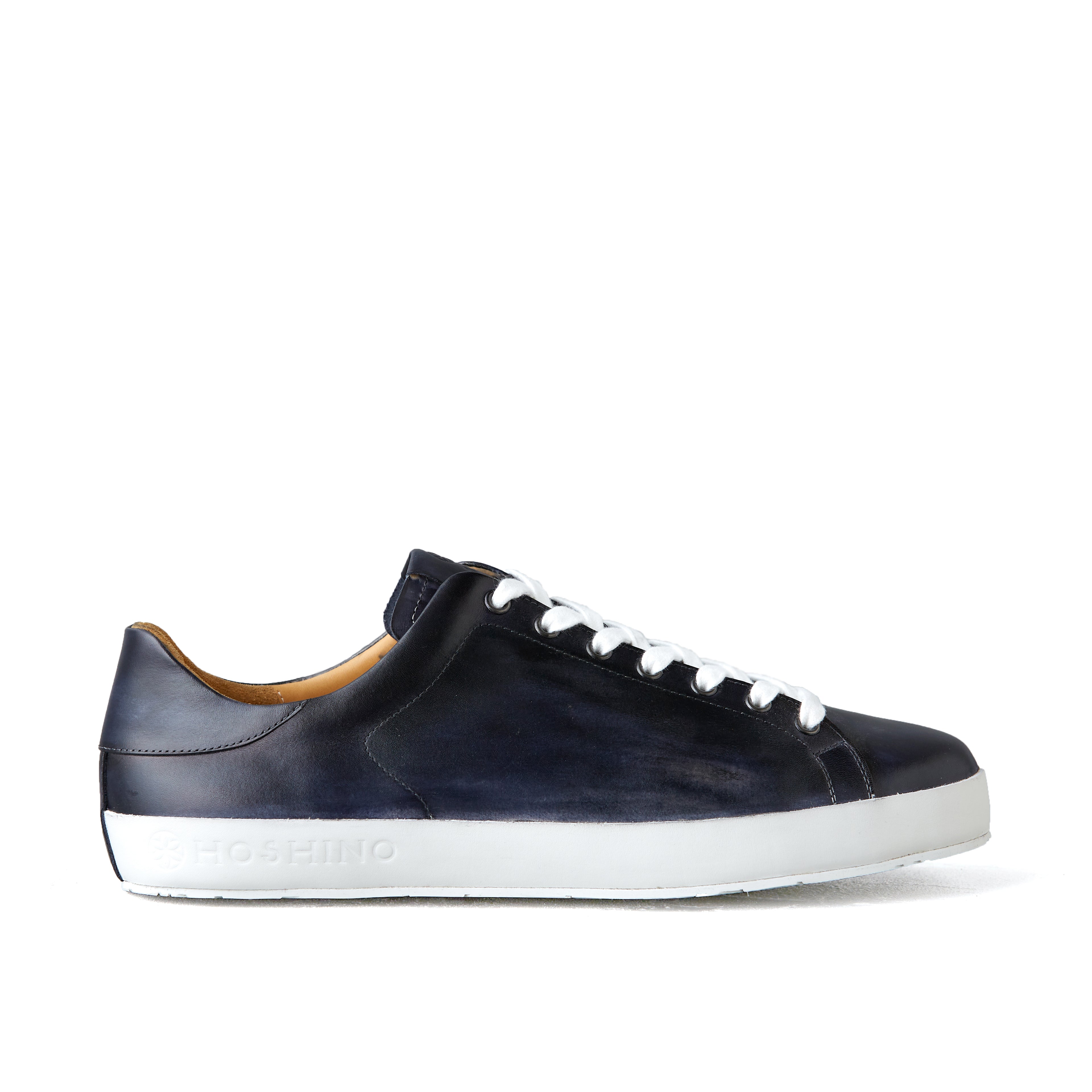 men's] Liberte - low-top sneakers - black x gray patina calfskin