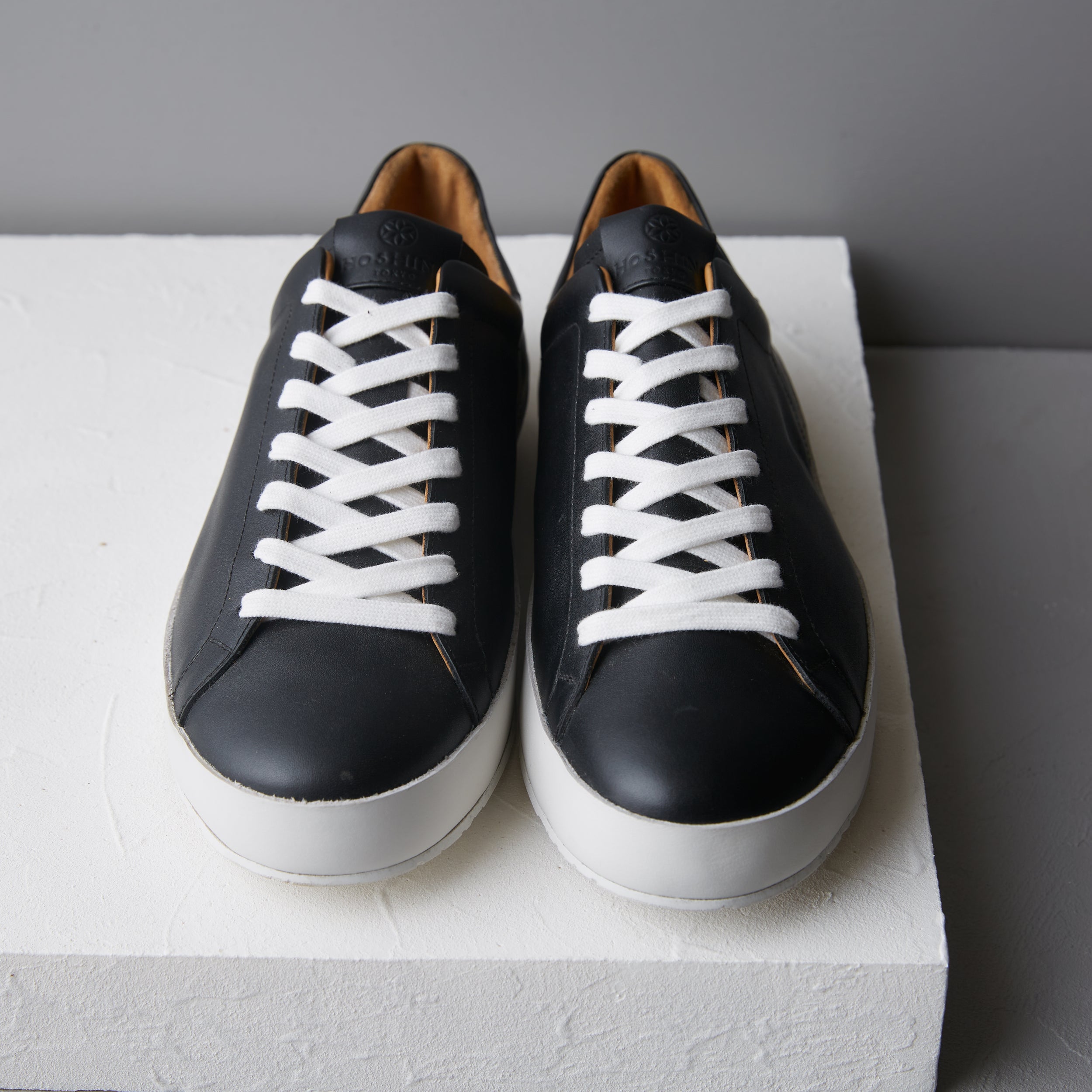 [men's] Liberte - low-top sneakers - black calfskin