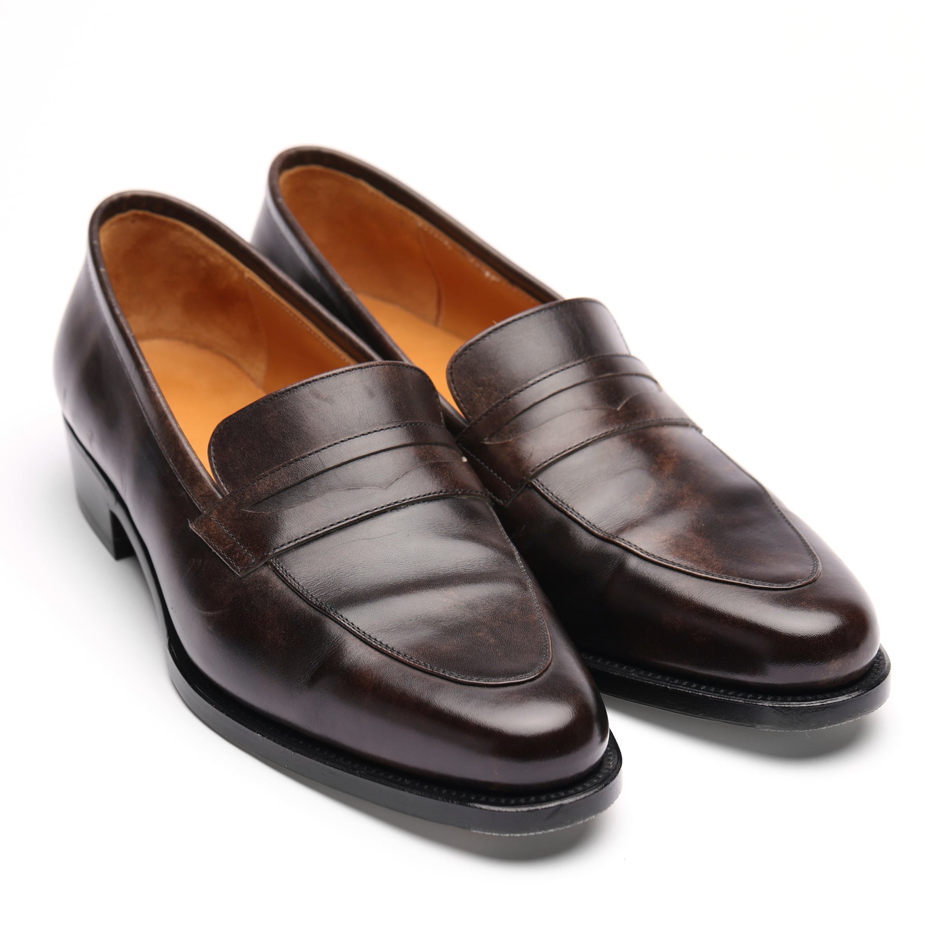 [men's] penny loafers - brown