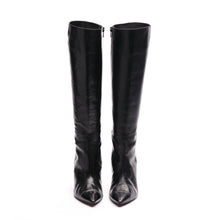 Load image into Gallery viewer, [women&#39;s] knee boots - black baby calfskin
