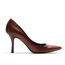 Load image into Gallery viewer, [women&#39;s] From Iris - Patine cave - pumps - brown patina baby calfskin
