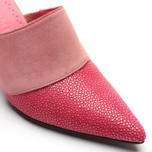 Load image into Gallery viewer, [women&#39;s] From Iris - combination mules - pink suede x stingray
