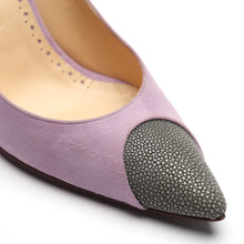 Load image into Gallery viewer, [women&#39;s] From Iris - Arc - combination pumps - lavender suede x gray stingray
