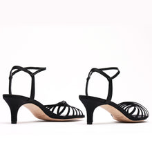 Load image into Gallery viewer, [women&#39;s] reunion - Spiral sandals - black silk
