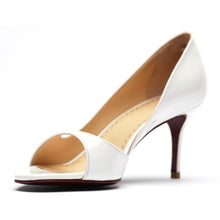Load image into Gallery viewer, [women&#39;s] reunion - d&#39;Orsay sandals - white patent leather
