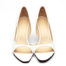 Load image into Gallery viewer, [women&#39;s] reunion - d&#39;Orsay sandals - white patent leather
