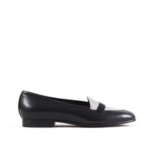 Load image into Gallery viewer, [women&#39;s] penny loafers - two-tone calfskin
